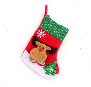 Nomad Christmas Cheer Sequined Santa Socks