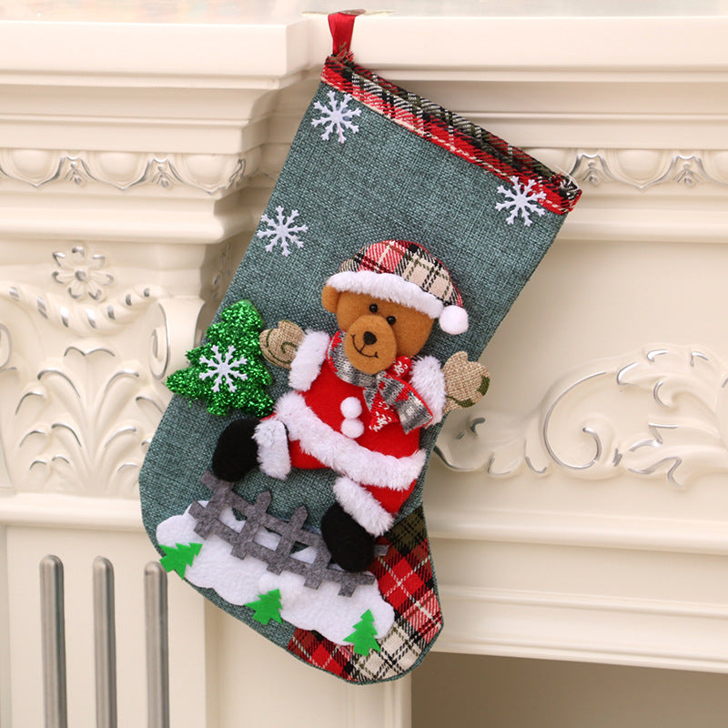 Nomad Christmas Cheer Sequined Santa Socks