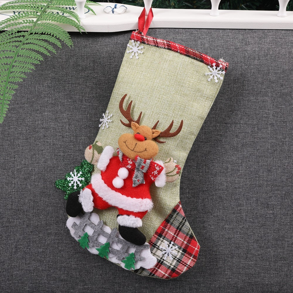 Nomad Christmas Cheer Sequined Santa Socks